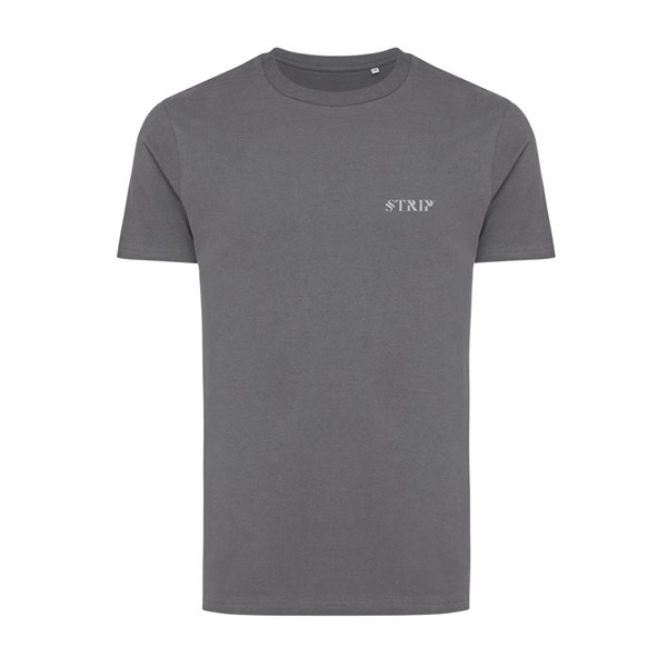 Obrázky: Unisex tričko Bryce, rec.bavlna, antracitové XL, Obrázok 4