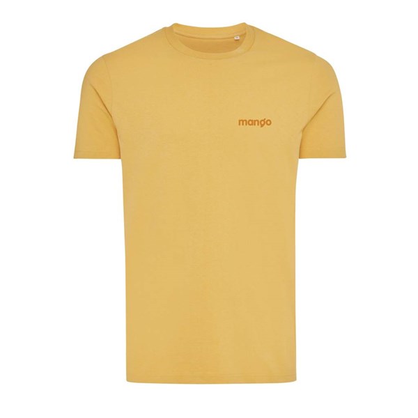 Obrázky: Unisex tričko Bryce, rec.bavlna, okrovo žlté S, Obrázok 4