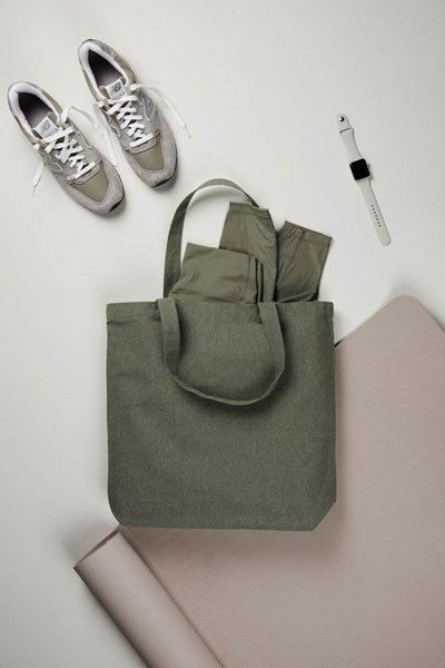 Obrázky: Zelená priestorná taška VINGA Hilo, recykl. bavlna, Obrázok 3