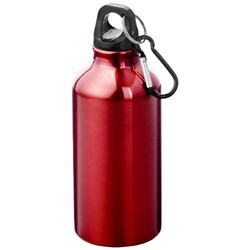 Obrázky: Červená fľaša Oregon, recykl. hliník, 400 ml