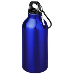 Obrázky: Modrá fľaša Oregon, recykl. hliník hliník, 400 ml