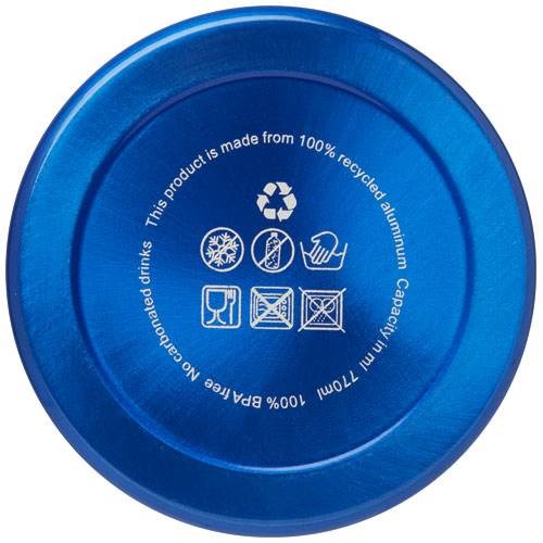 Obrázky: Modrá fľaša Oregon, recykl. hliník, 770 ml, Obrázok 3
