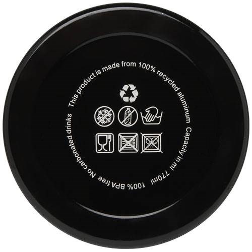 Obrázky: Čierna fľaša Oregon, recykl. hliník, 770 ml, Obrázok 3