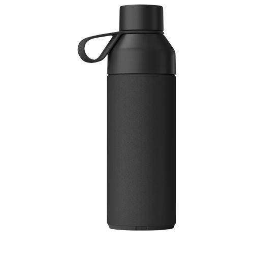 Obrázky: Čierna termofľaša Ocean Bottle 500ml s pútkom, Obrázok 2