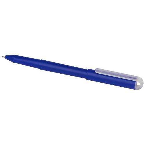 Obrázky: Mauna recyklované PET gélové guličkové pero, modré, Obrázok 2