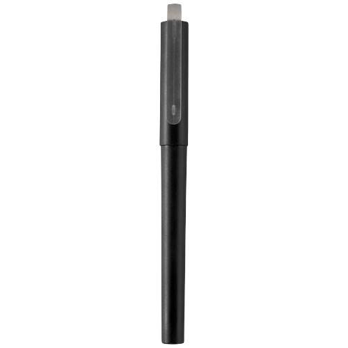Obrázky: Mauna recyklované PET gélové guličkové pero,čierne, Obrázok 3