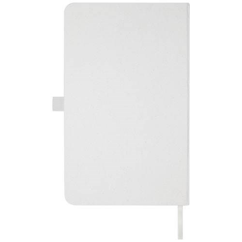 Obrázky: Zápisník s pevnou obálkou, drvený papier, biely, Obrázok 2