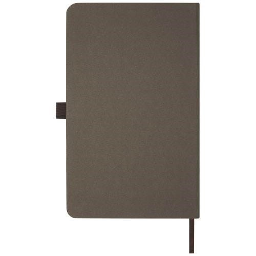 Obrázky: Zápisník s pevnou obálkou, drvený papier, hnedý, Obrázok 2