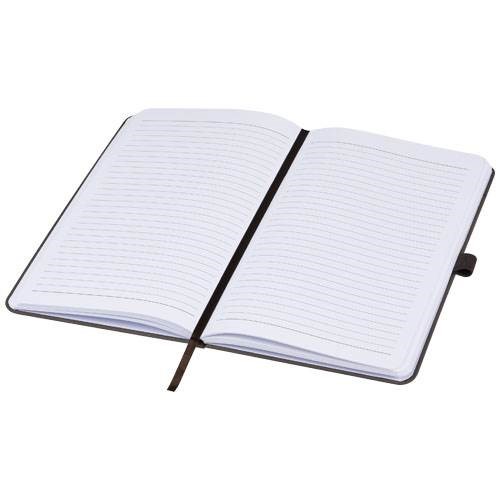 Obrázky: Zápisník s pevnou obálkou, drvený papier, hnedý, Obrázok 4
