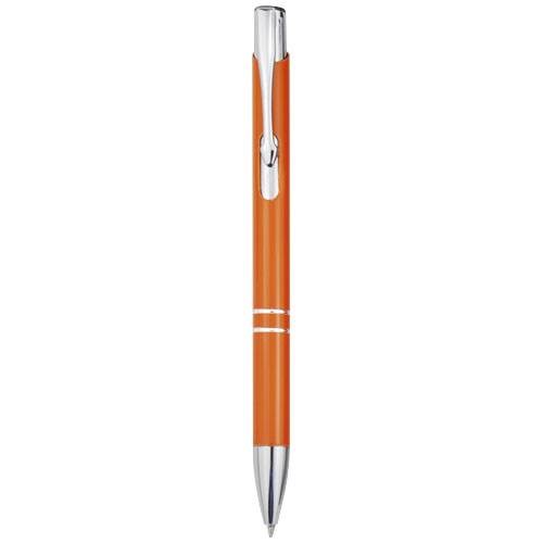 Obrázky: Guličkové pero Moneta, recykl. hliník, oranžové