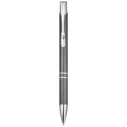 Obrázky: Guličkové pero Moneta, recykl. hliník, šedé
