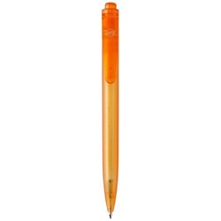 Obrázky: Oranžové gul. pero z plastu recyklovaného z oceánu