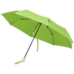 Obrázky: skladací rPET vetru odolný dáždnik, limetkový