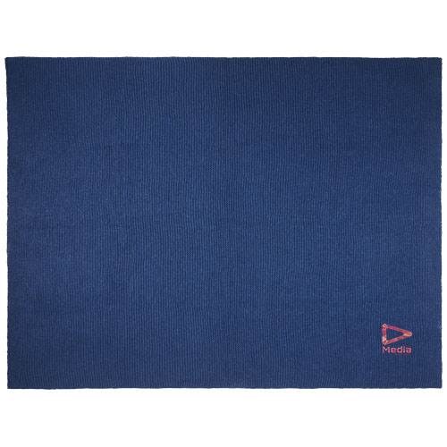Obrázky: Nám. modrá polyesterová pletená deka, Obrázok 4