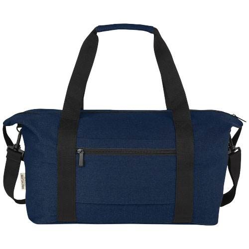 Obrázky: Modrá športová taška z recyk. plátna GRS, 25 l, Obrázok 2