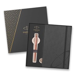 Zobrazit detaily pro GP PARKER Jotter XL Pink Gold PGT+ šedý zápisník Obrázky: GP PARKER Jotter XL Pink Gold PGT+ šedý zápisník