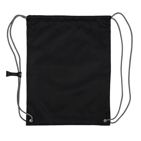 Obrázky: Čierny sťahovací ruksak so splietanými šnúrkami, Obrázok 5