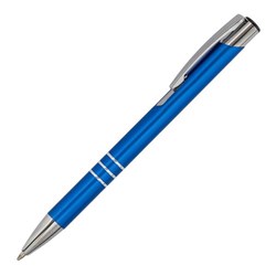 Obrázky: Hliníkové guličkové pero, modrá