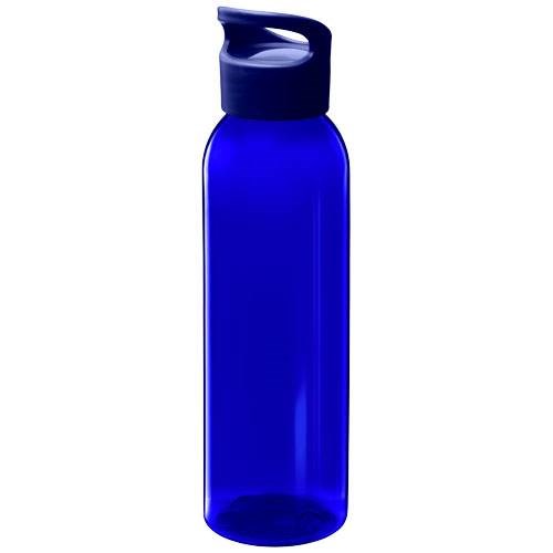 Obrázky: Modrá transpar. 650ml fľaša z recyklovaného plastu, Obrázok 3