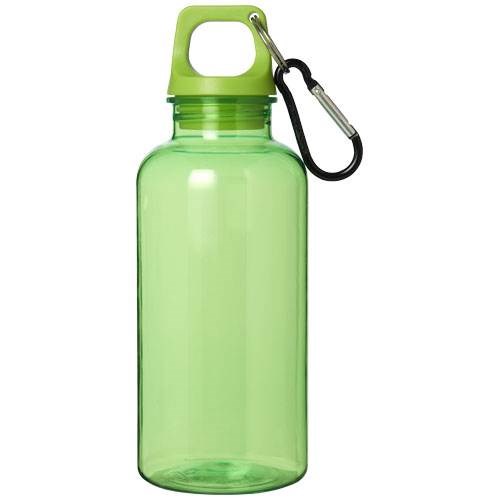 Obrázky: Zelená fľaša 400ml s karabínou z RCS plastu, Obrázok 3