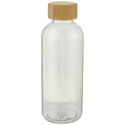 Obrázky: Transparentná fľaša 950ml, rec. plast, bamb.viečko