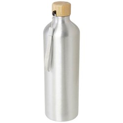 Obrázky: Fľaša na vodu 1 l RSC hliník, bamb. viečko, pútko