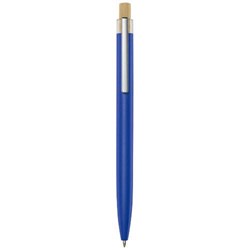 Obrázky: Guličkové pero z recykl. hliníka, modrá, MN