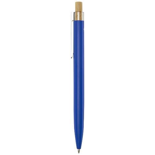 Obrázky: Guličkové pero z recykl. hliníka, modrá, MN, Obrázok 5