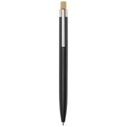 Obrázky: Guličkové pero z recykl. hliníka, čierna, MN