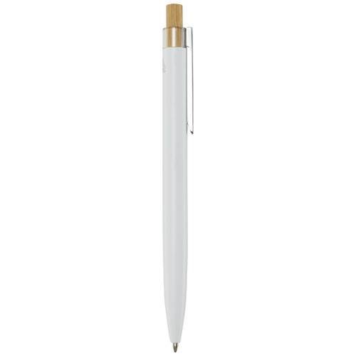 Obrázky: Guličkové pero z recykl. hliníka, biela, ČN, Obrázok 2