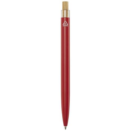 Obrázky: Guličkové pero z recykl. hliníka, červená, ČN, Obrázok 2