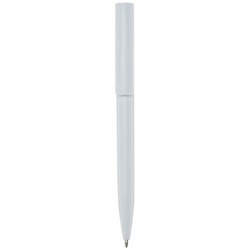 Obrázky: Biele guličkové pero, biely klip, rec. plast, MN