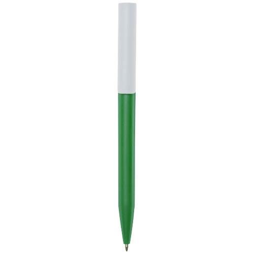 Obrázky: Zelené guličkové pero, biely klip, rec. plast, MN