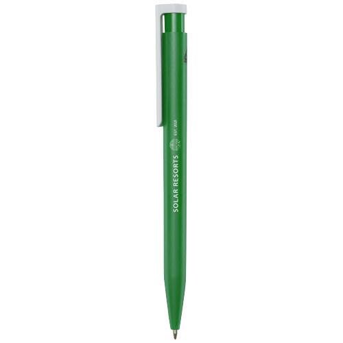 Obrázky: Zelené guličkové pero, biely klip, rec. plast, MN, Obrázok 4