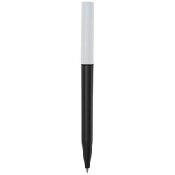 Obrázky: Čierne  guličkové pero, biely klip, rec. plast, MN