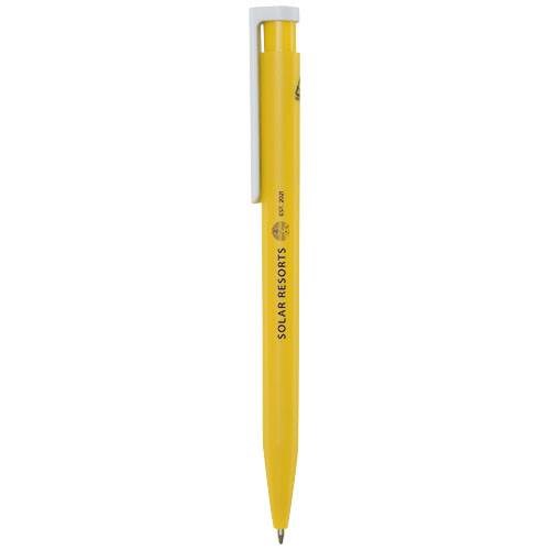 Obrázky: Žlté guličkové pero, biely klip, rec. plast, ČN, Obrázok 4