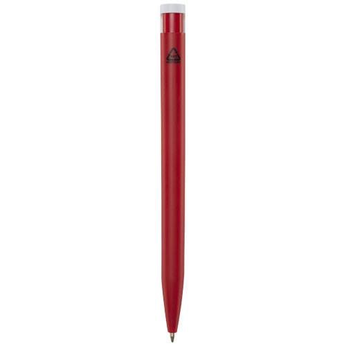 Obrázky: Červené guličkové pero, biely klip, rec. plast, ČN, Obrázok 2
