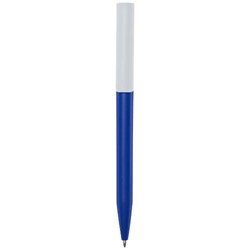 Obrázky: Str. modré guličkové pero,biely klip,rec. plast,ČN