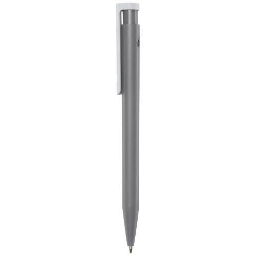 Obrázky: Šedé guličkové pero, biely klip, rec. plast, ČN, Obrázok 3