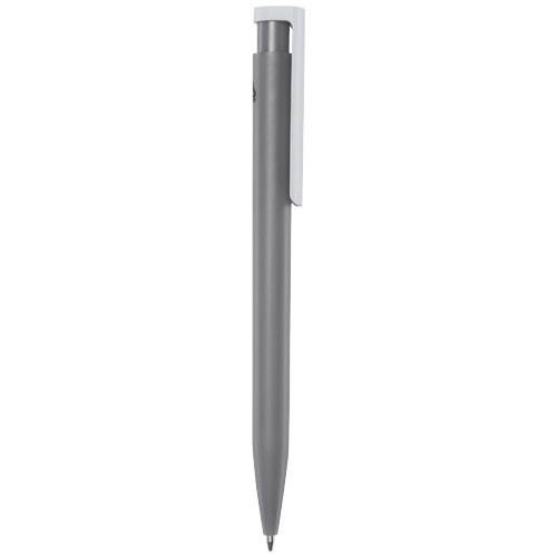 Obrázky: Šedé guličkové pero, biely klip, rec. plast, ČN, Obrázok 5