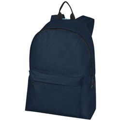 Obrázky: Nám.modrý ruksak z GRS RPET, predné vrecko na zips
