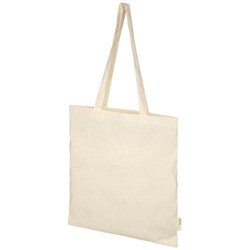 Obrázky: Nákupná taška 140g z bavlny, cert.GOTS, prírodná