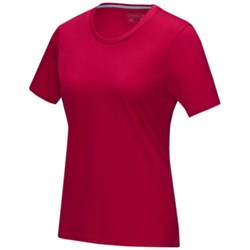 Obrázky: Červené dámske tričko z organ. materiálu, XL