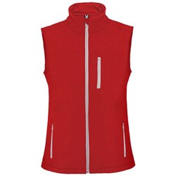 Zobrazit detaily pro Nevada unisex softshellová vesta, červená M Obrázky: Nevada unisex softshellová vesta, červená M