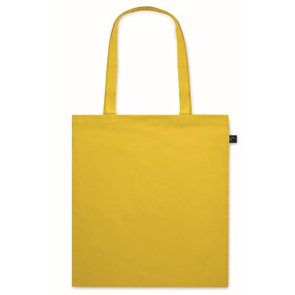 Obrázky: Žltá nákupná taška  fairtrade BA 140g, dlhšie uši, Obrázok 2