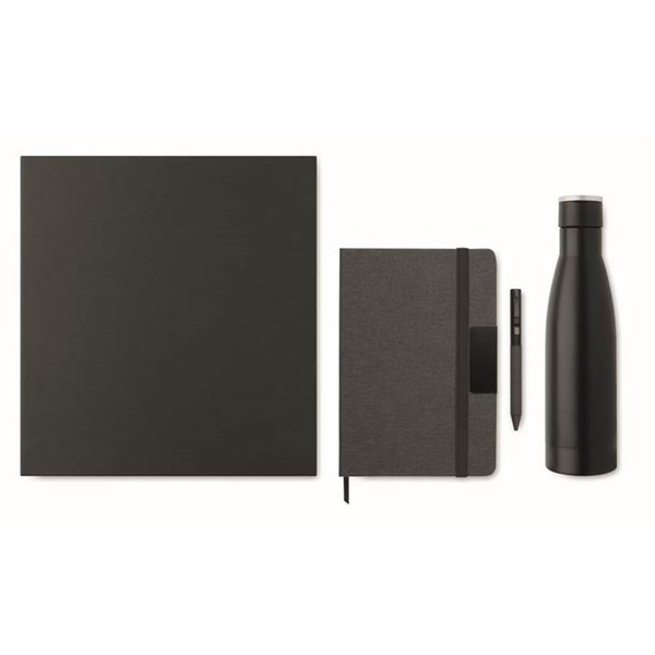 Obrázky: Luxusná 3-dielna darček.sada-zápisník, fľaša, pero, Obrázok 3