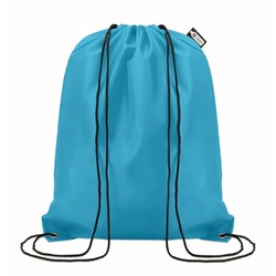 Obrázky: Tyrkysový ruksak so šnúrkami zo 190T RPET
