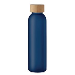 Zobrazit detaily pro Transparentná modrá matná sklenená fľaša 500 ml. Obrázky: Transparentná modrá matná sklenená fľaša 500 ml.