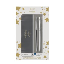 Zobrazit detaily pro Sada mechan.ceruzky a gul. pera PARKER JOTTER Stainless Steel CT Obrázky: Sada mechan.ceruzky a gul. pera PARKER JOTTER Stainless Steel CT