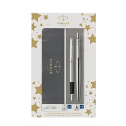 Zobrazit detaily pro Sada pl. a gul. pera PARKER JOTTER Stainless Steel CT Obrázky: Sada pl. a gul. pera PARKER JOTTER Stainless Steel CT